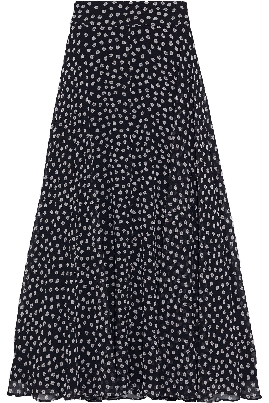 Black Tonnah Floral Print Georgette Maxi Skirt Sale Up To 70 Off The Outnet Diane Von Furstenberg The Outnet