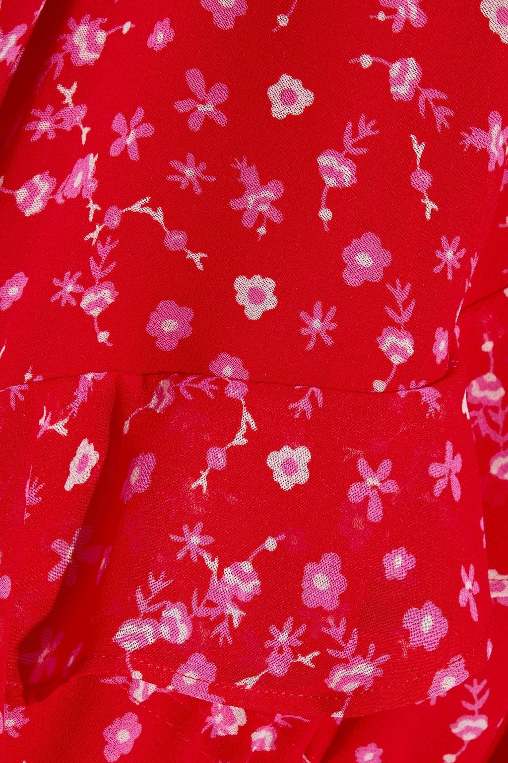 DIANE VON FURSTENBERG Misha ruffle-trimmed floral-print chiffon maxi dress