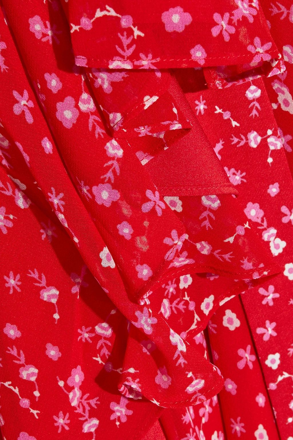 DIANE VON FURSTENBERG New Irina floral-print jersey and crepe de chine mini wrap dress