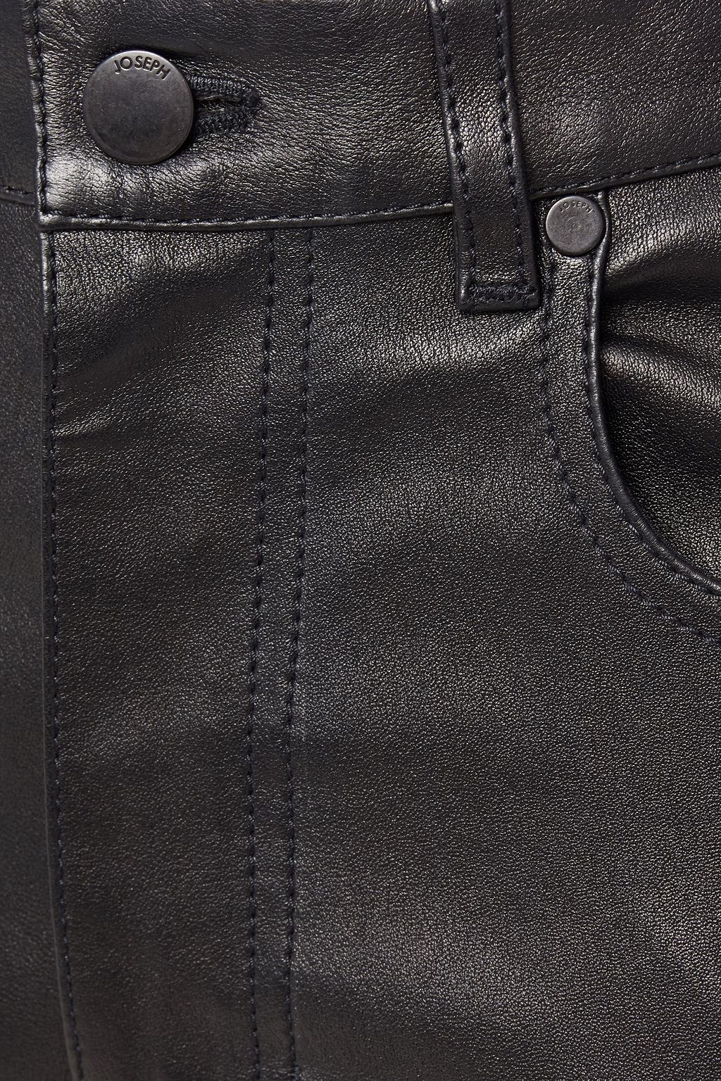JOSEPH Leather slim-leg pants