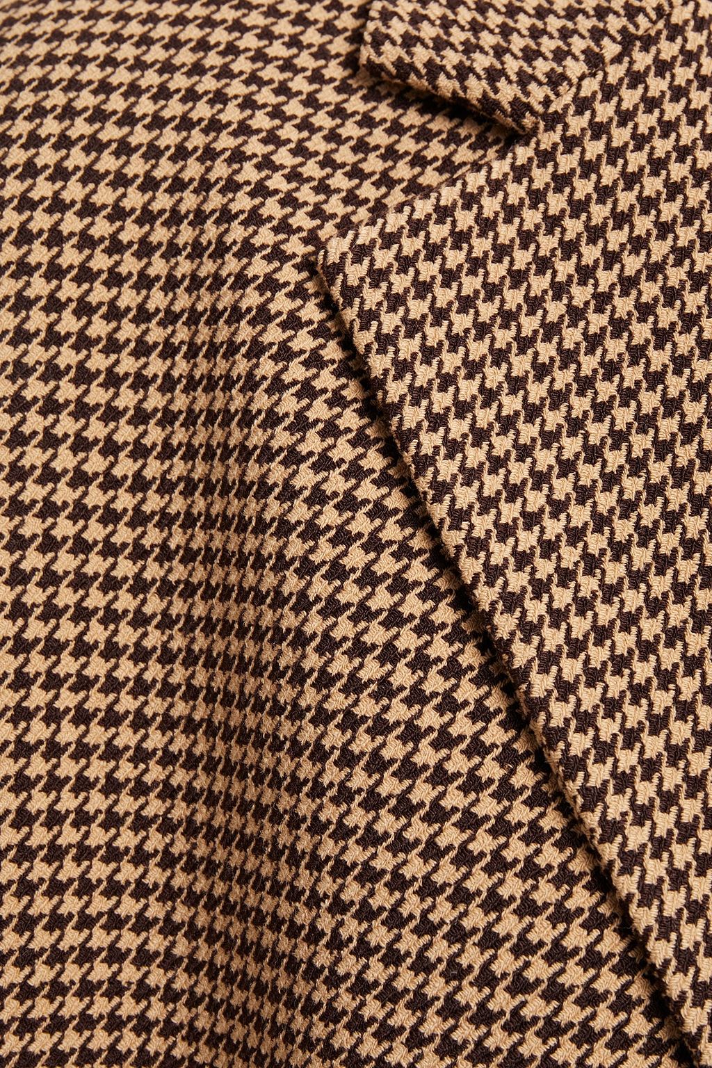 JOSEPH Double-breasted houndstooth woven coat