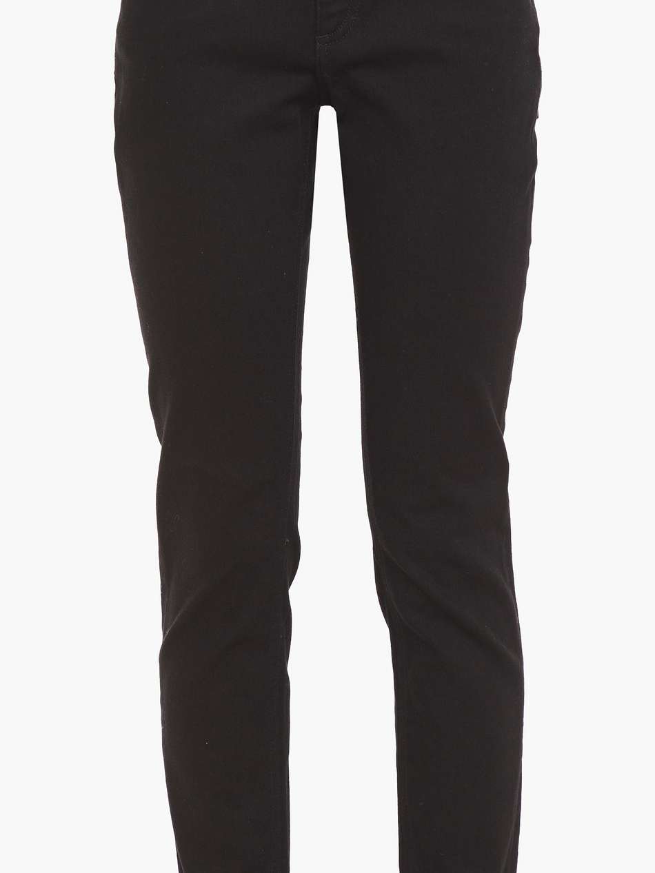 appliquéd mid-rise skinny jeans