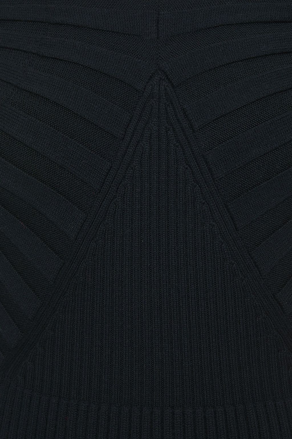VICTORIA BECKHAM Ribbed wool-blend dress
