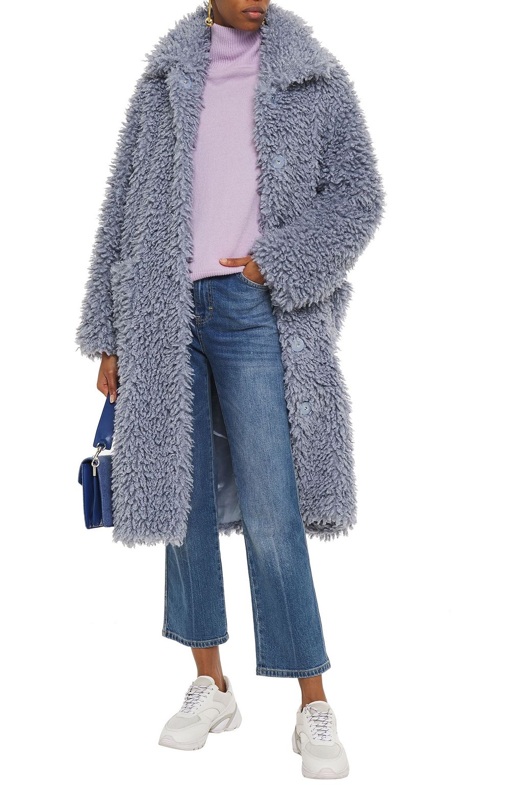 STAND STUDIO Taylor faux shearling coat