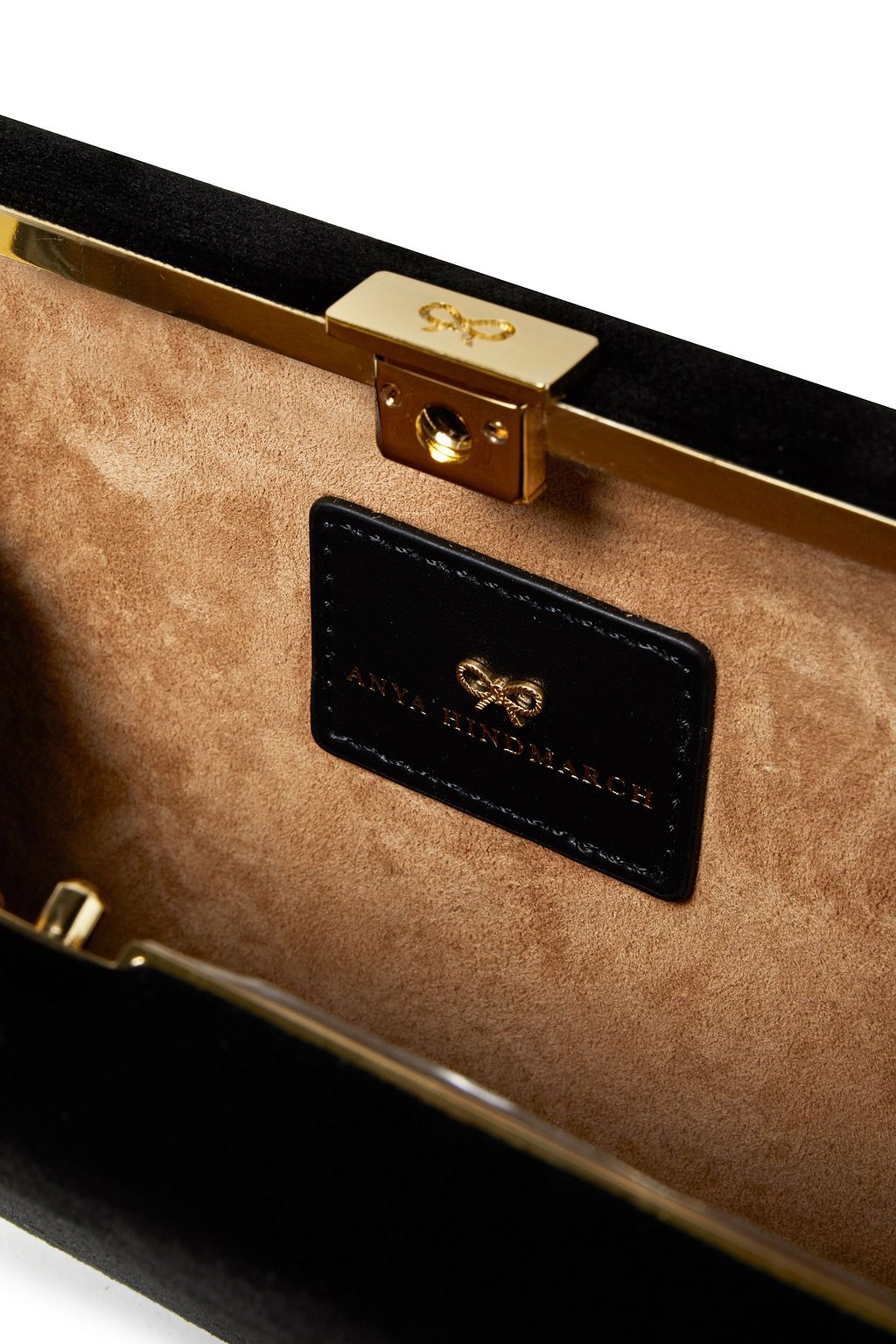 ANYA HINDMARCH Velvet box clutch