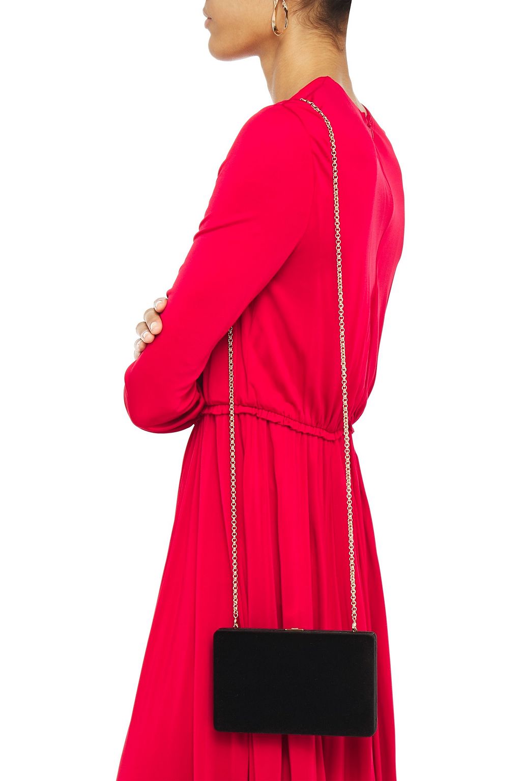 ANYA HINDMARCH Velvet box clutch