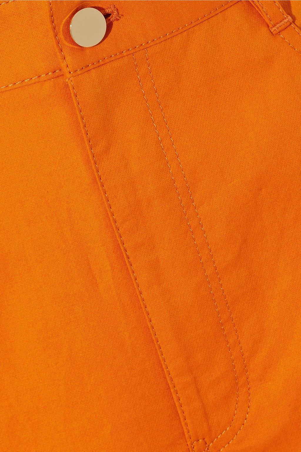 DIANE VON FURSTENBERG Reggie cropped stretch-cotton slim-leg pants
