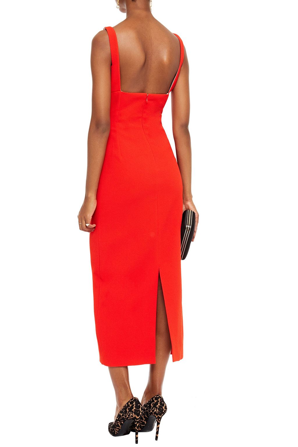 EMILIA WICKSTEAD Mathilda textured crepe midi dress