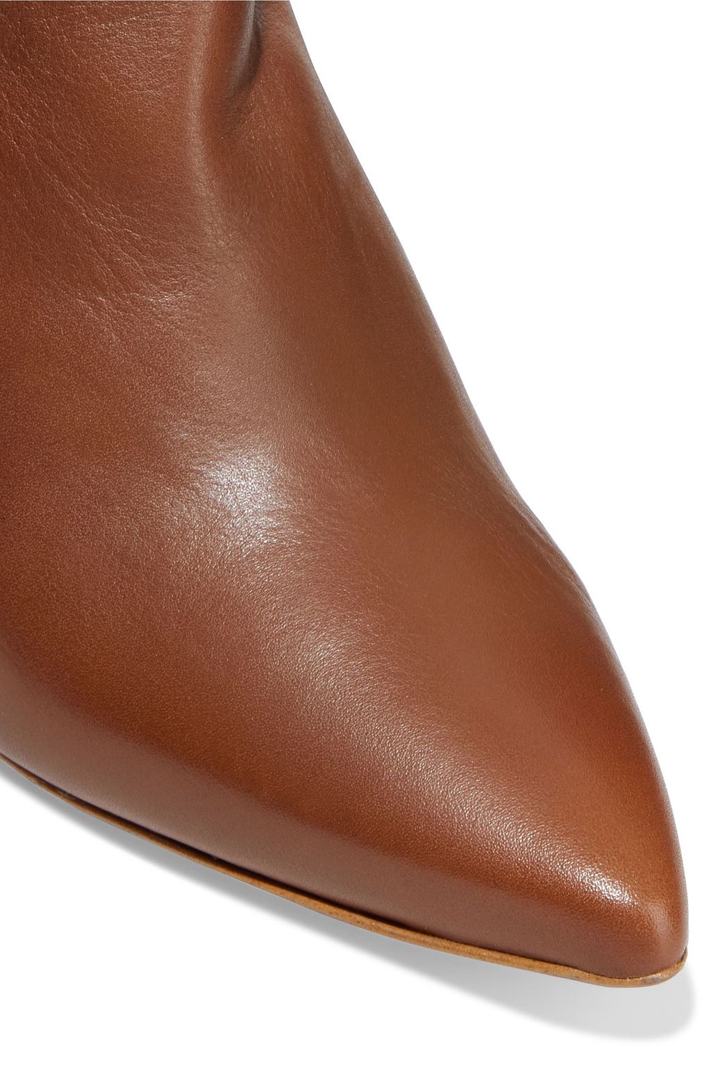 IRIS & INK Giovanna gathered leather knee boots