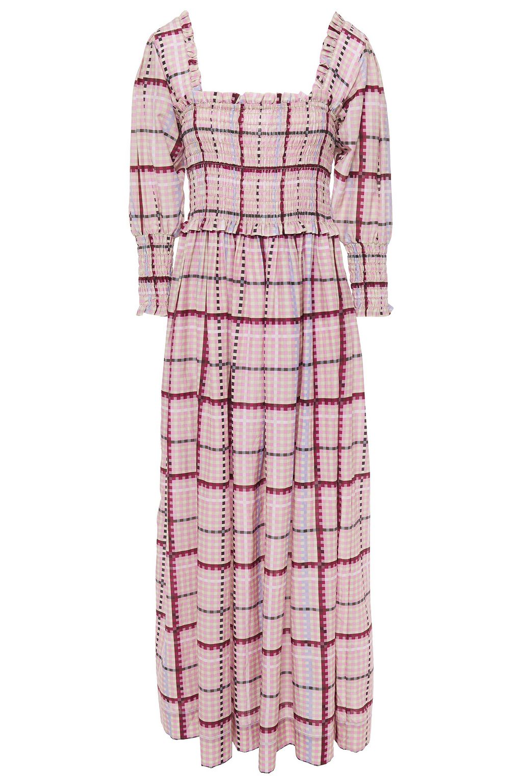 Ganni shirred dress Clearance