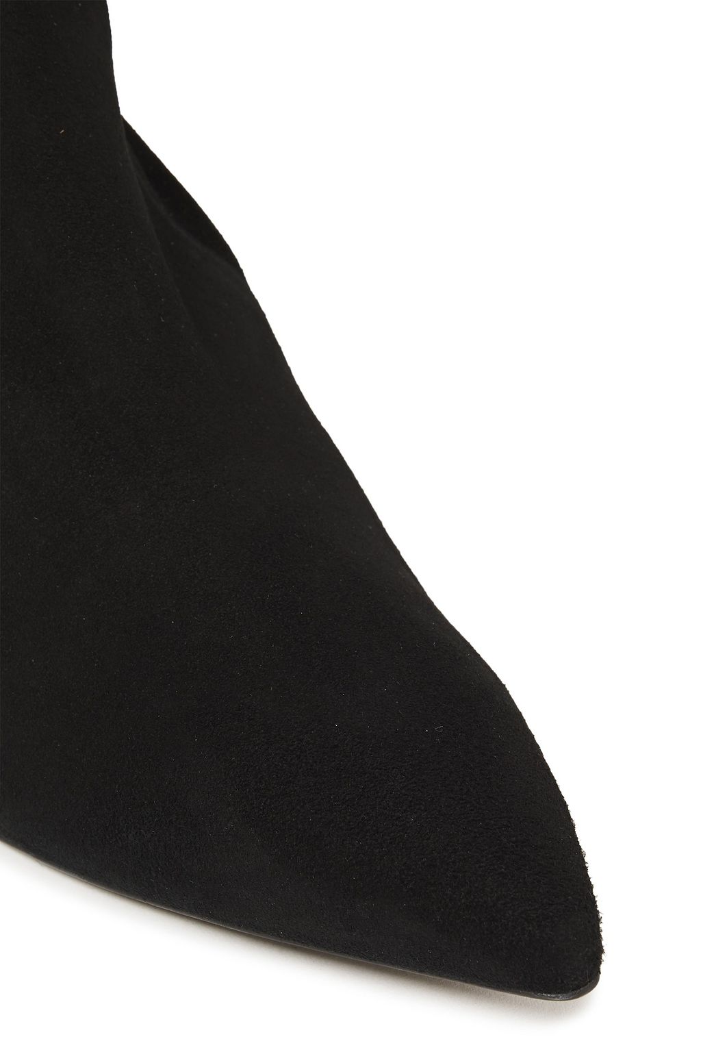 STUART WEITZMAN Lesley 75 Overknees aus Veloursleder