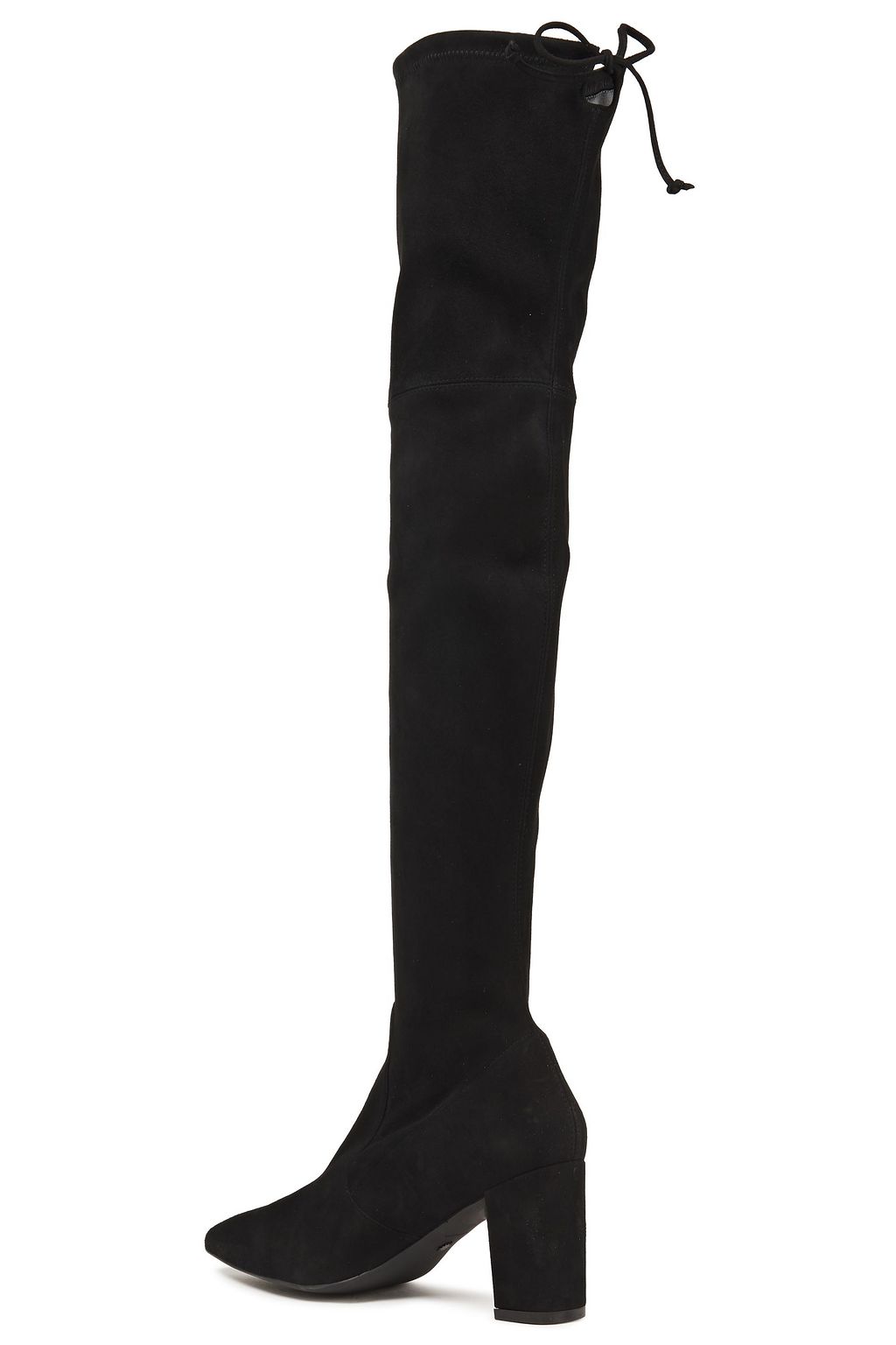 STUART WEITZMAN Lesley 75 Overknees aus Veloursleder