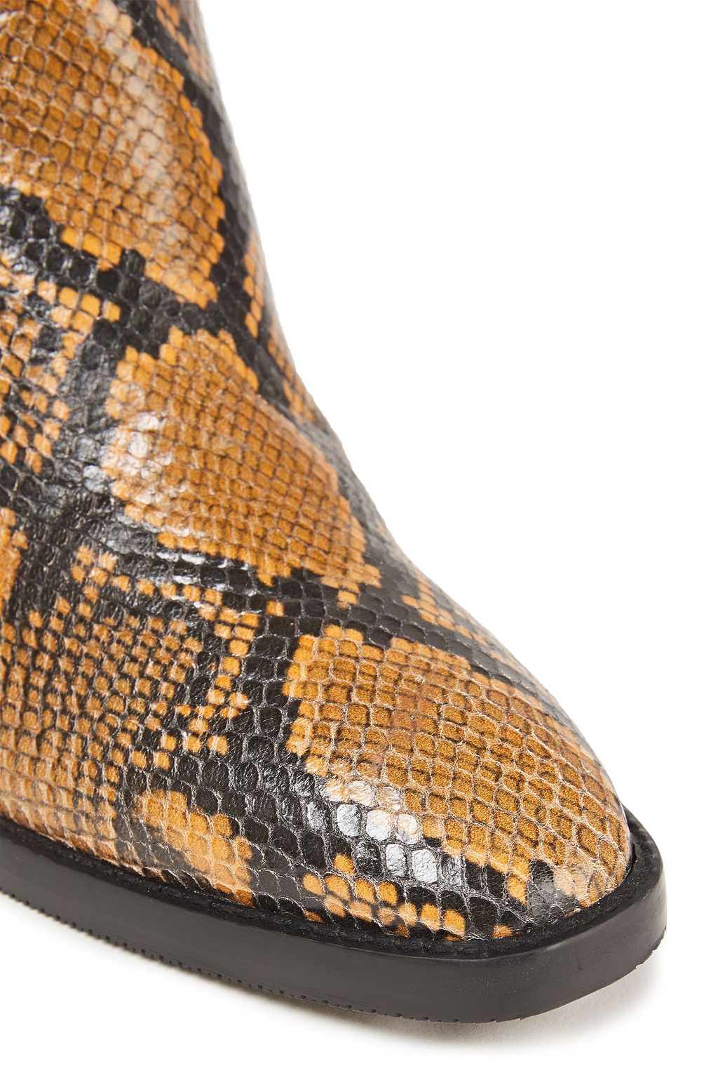 STUART WEITZMAN Wynter snake-effect leather ankle boots