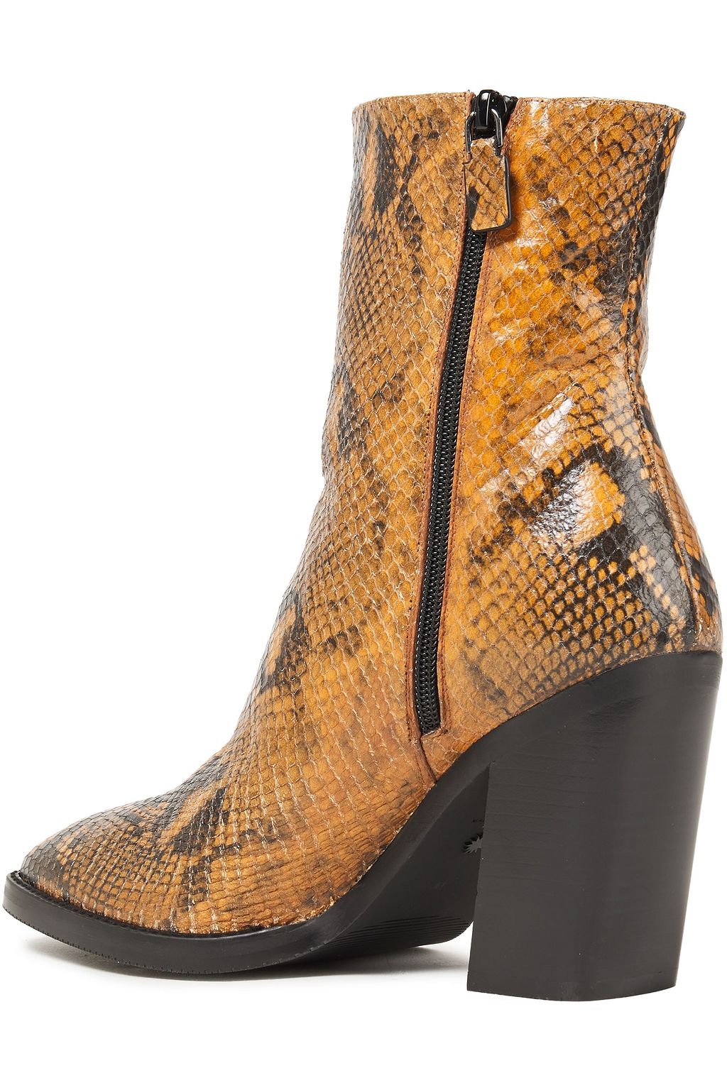 STUART WEITZMAN Wynter snake-effect leather ankle boots
