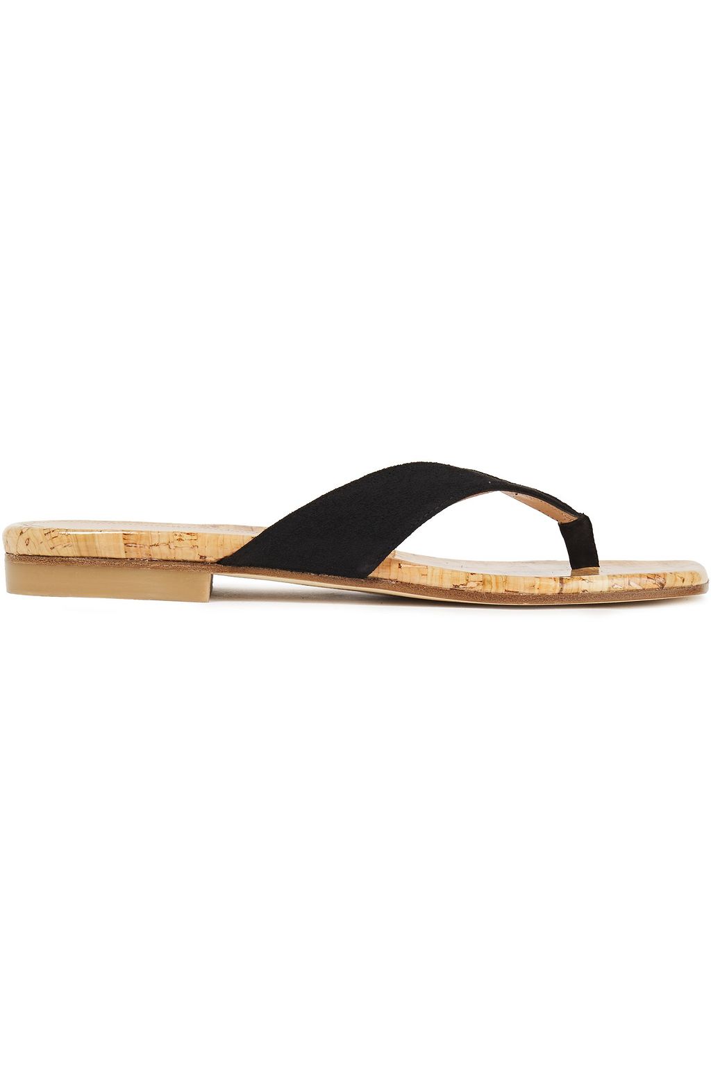 suede flip flops
