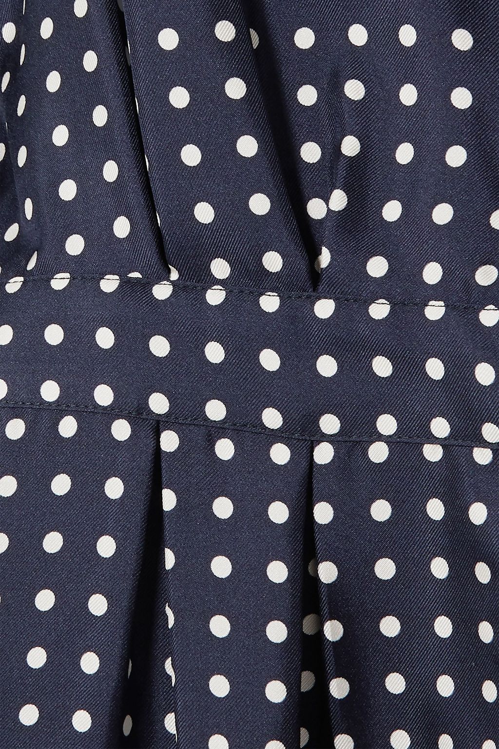 GABRIELA HEARST Polka-dot silk-twill midi dress