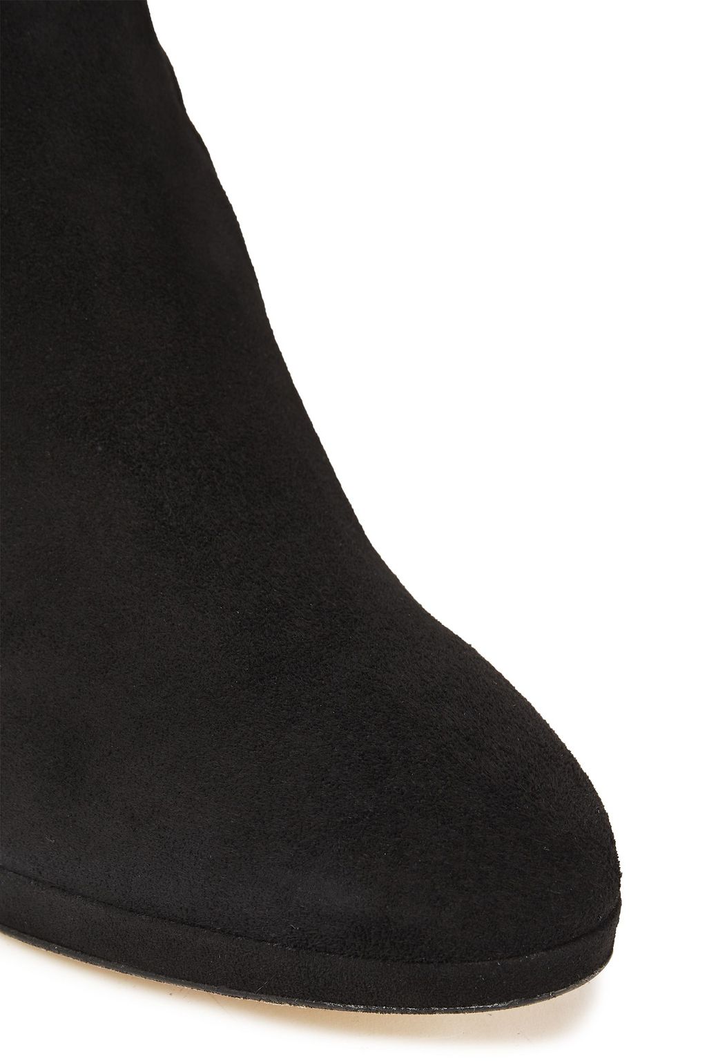 STUART WEITZMAN حذاء بوت لأعلى الركبة «ليديلاند» من الشامواه المرن