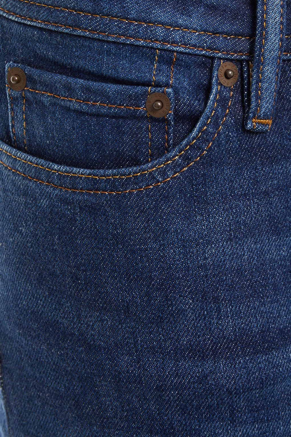 ACNE STUDIOS جينز بأرجل ضيّقة باهت ومتوسط الخصر