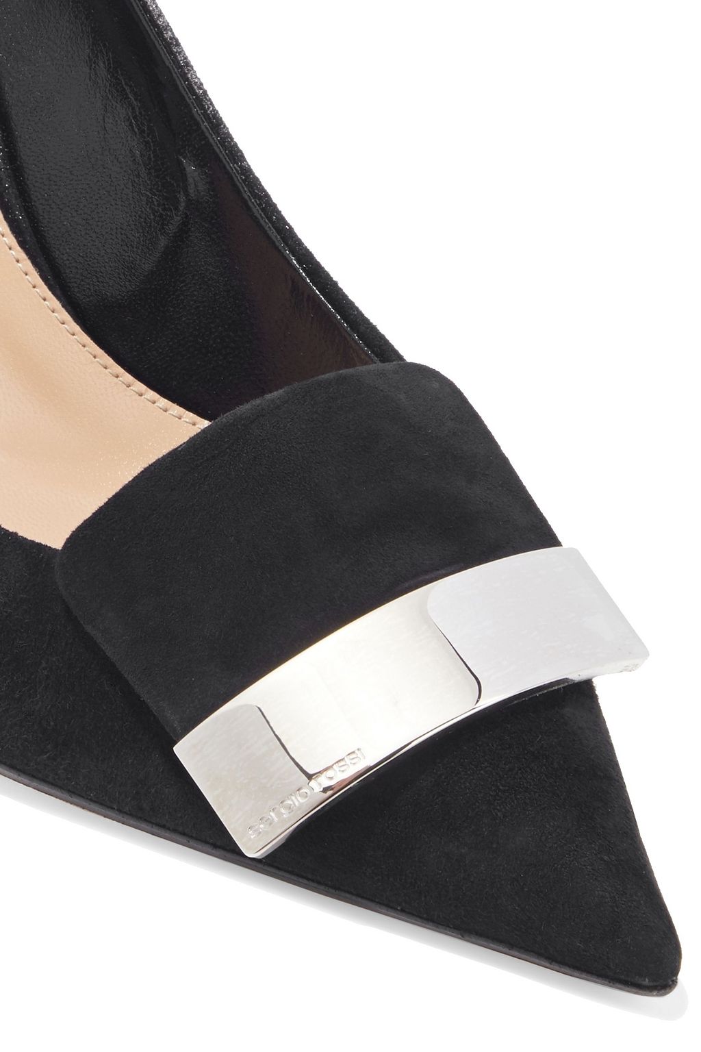 SERGIO ROSSI sr1 metallic dégradé suede pumps