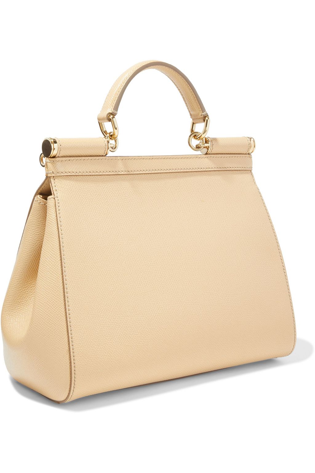 DOLCE&GABBANA Sicily textured-leather tote