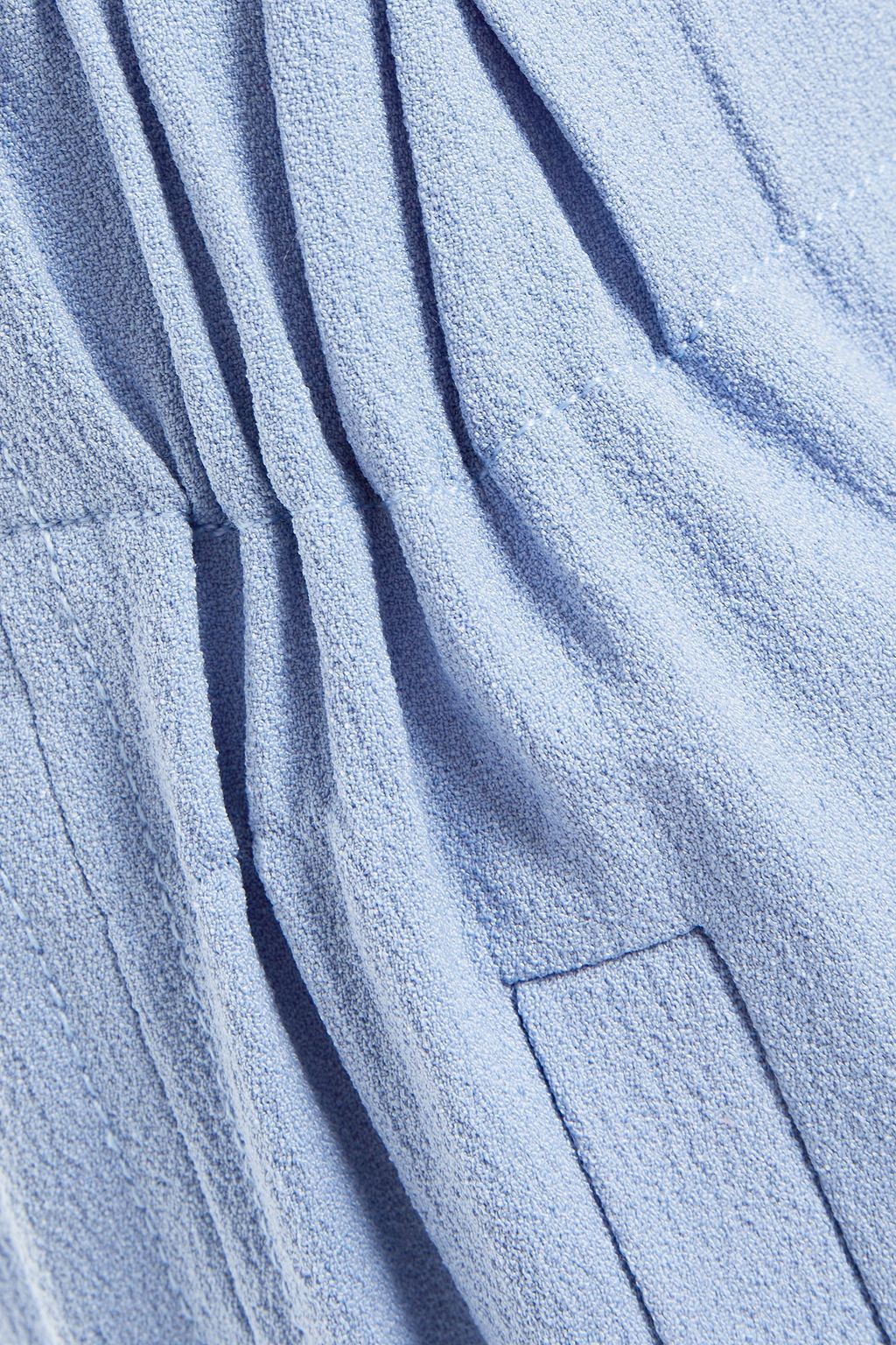 GANNI Stretch-crepe tapered pants