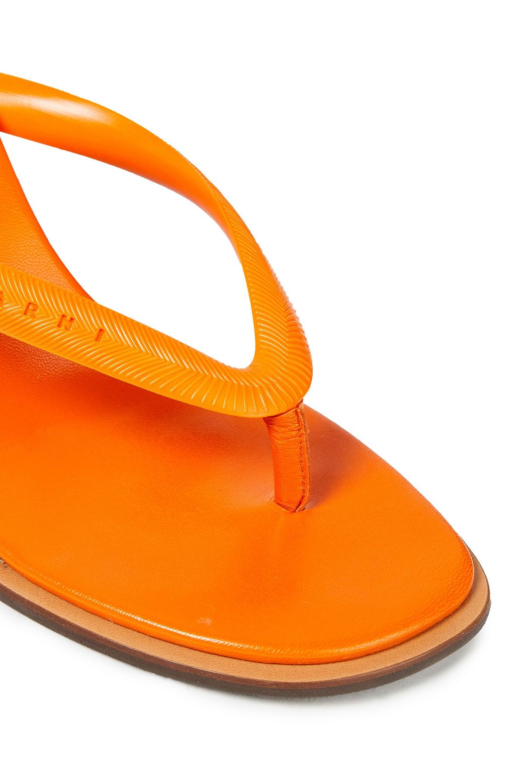 MARNI Leather and rubber sandals