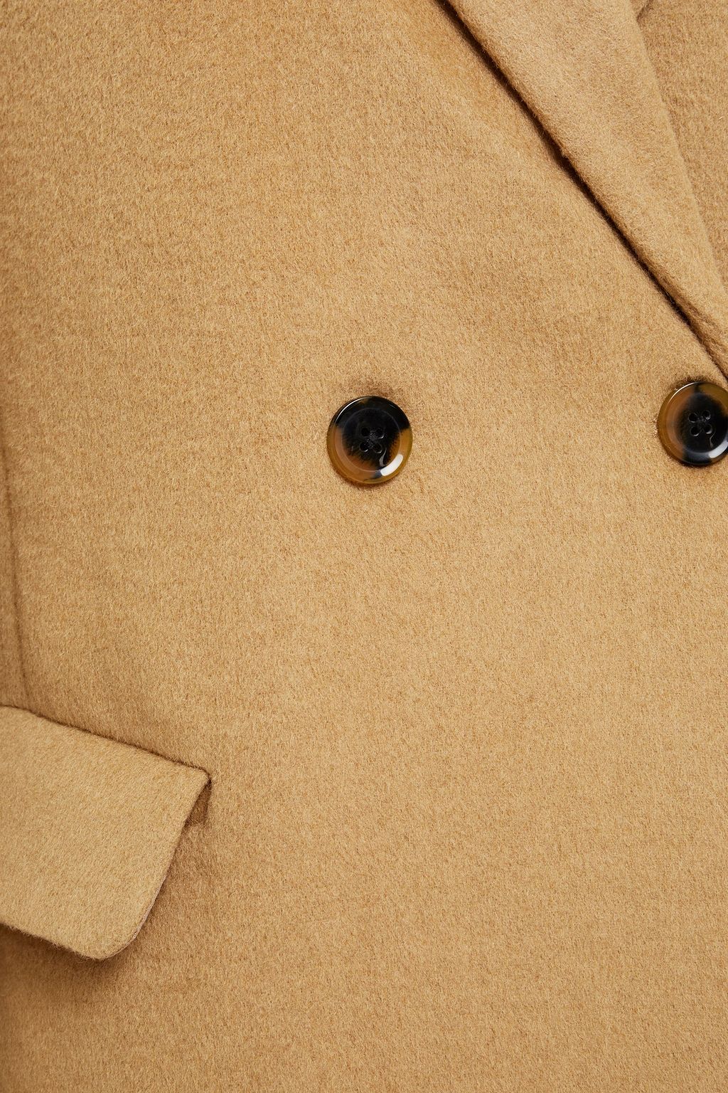 SAMSØE Φ SAMSØE Double-breasted wool-blend felt coat
