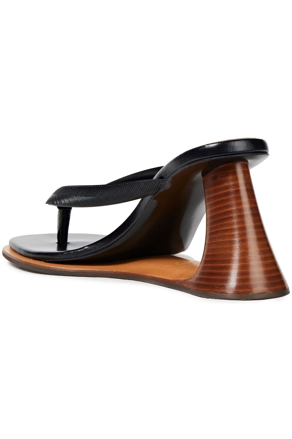 MARNI Leather and rubber sandals