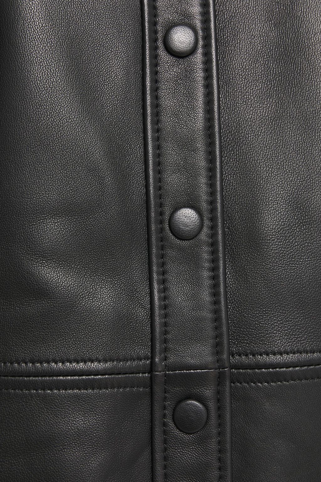 JOSEPH Leather shirt dress
