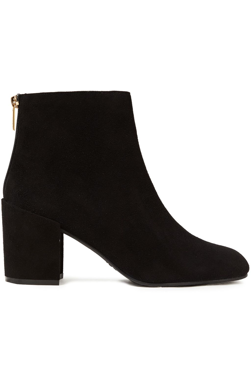 stuart weitzman black suede ankle boots