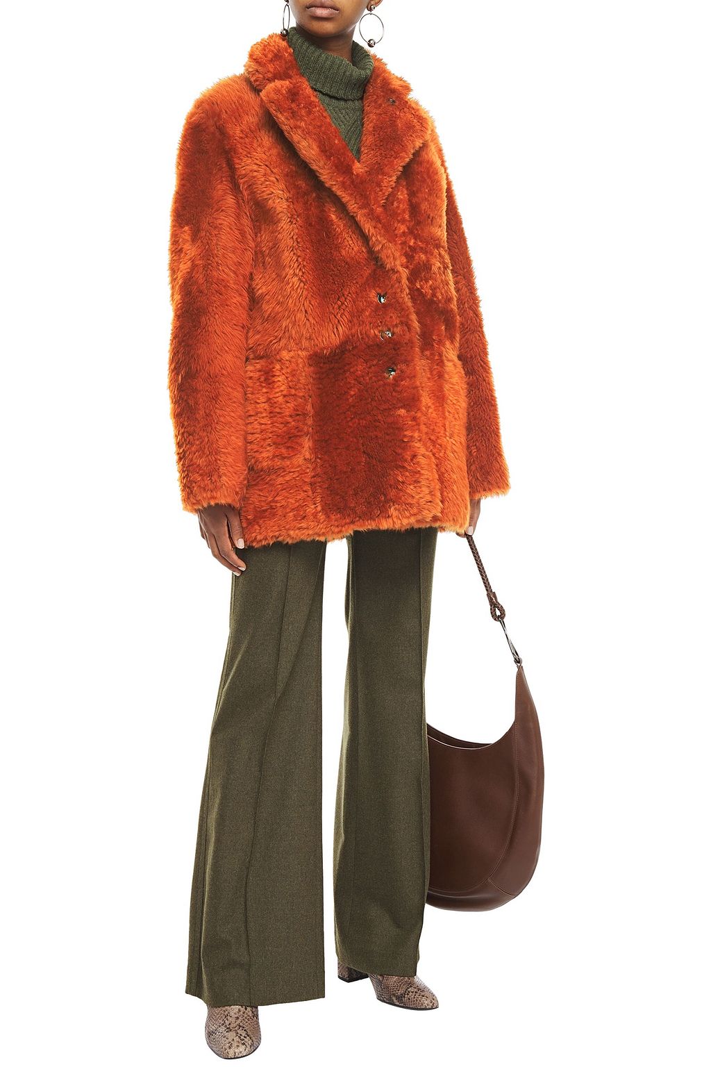 JOSEPH Lyne reversible shearling coat