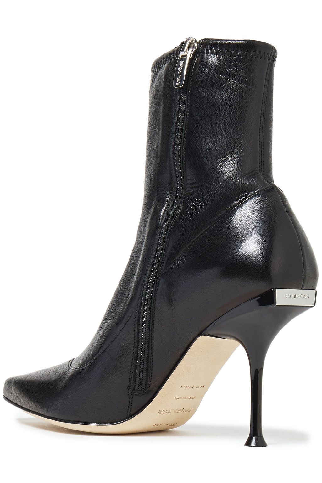 SERGIO ROSSI Leather ankle boots