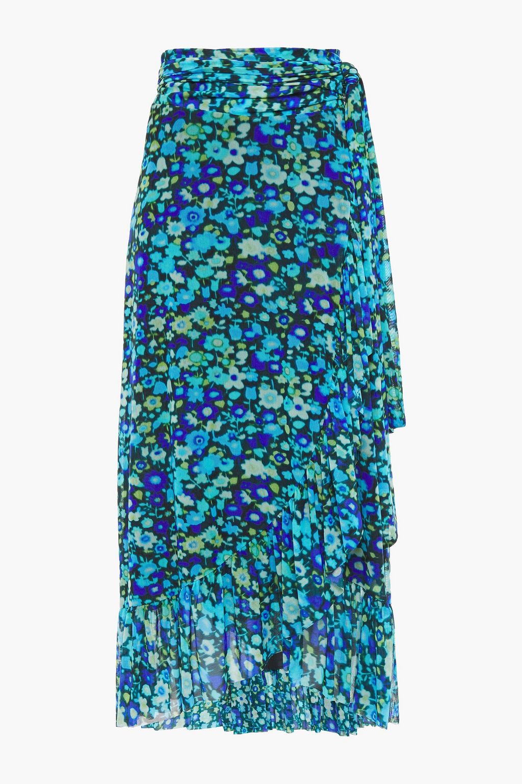 ganni mesh skirt