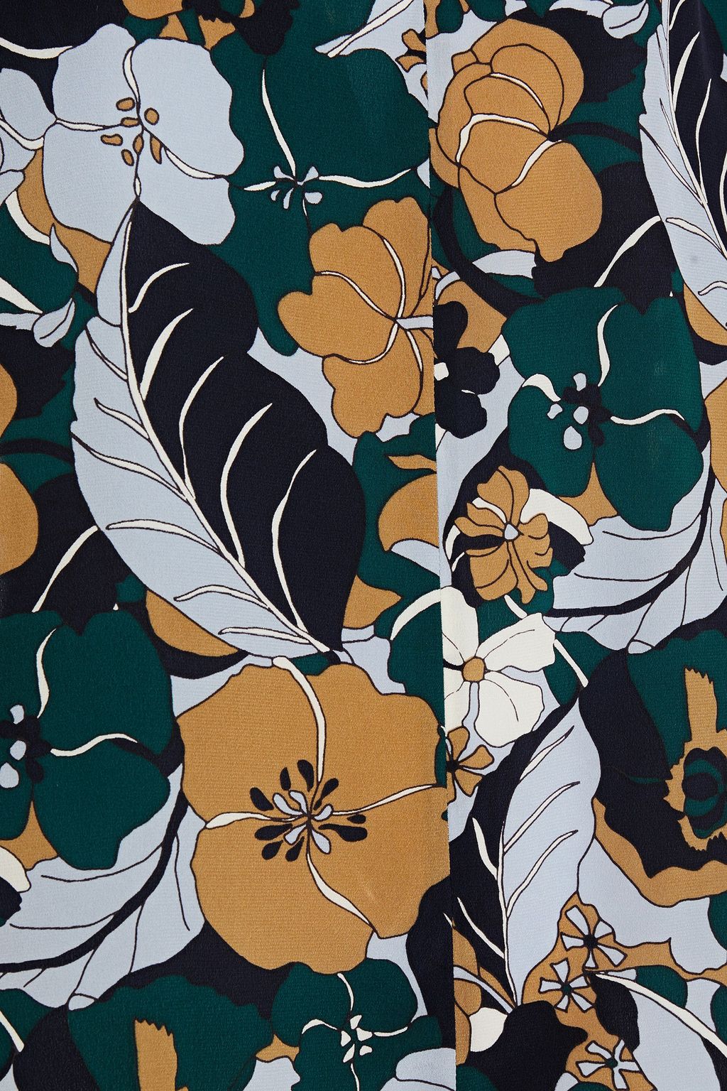 SAMSØE Φ SAMSØE Bluse aus Crêpe de Chine aus Seide mit floralem Print
