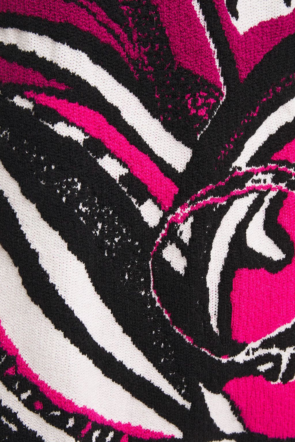 PUCCI Fringed cotton-blend terry-jacquard mini dress
