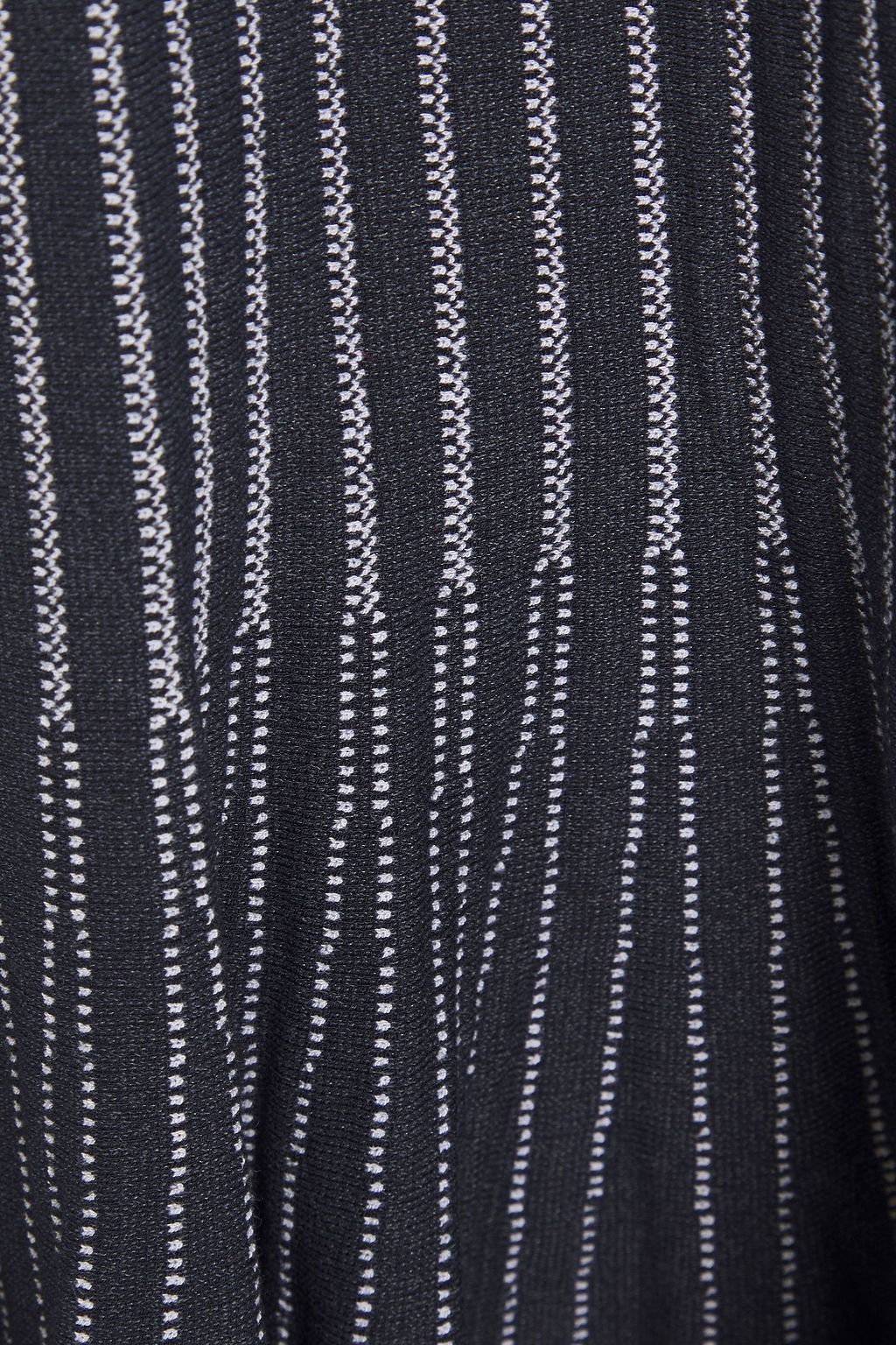 OSCAR DE LA RENTA Fluted jacquard-knit dress