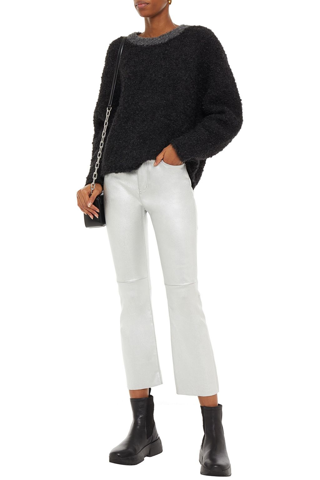 IRO Yale alpaca-blend bouclé sweater