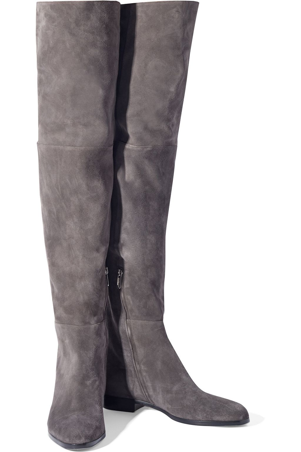 SERGIO ROSSI Suede over-the-knee boots