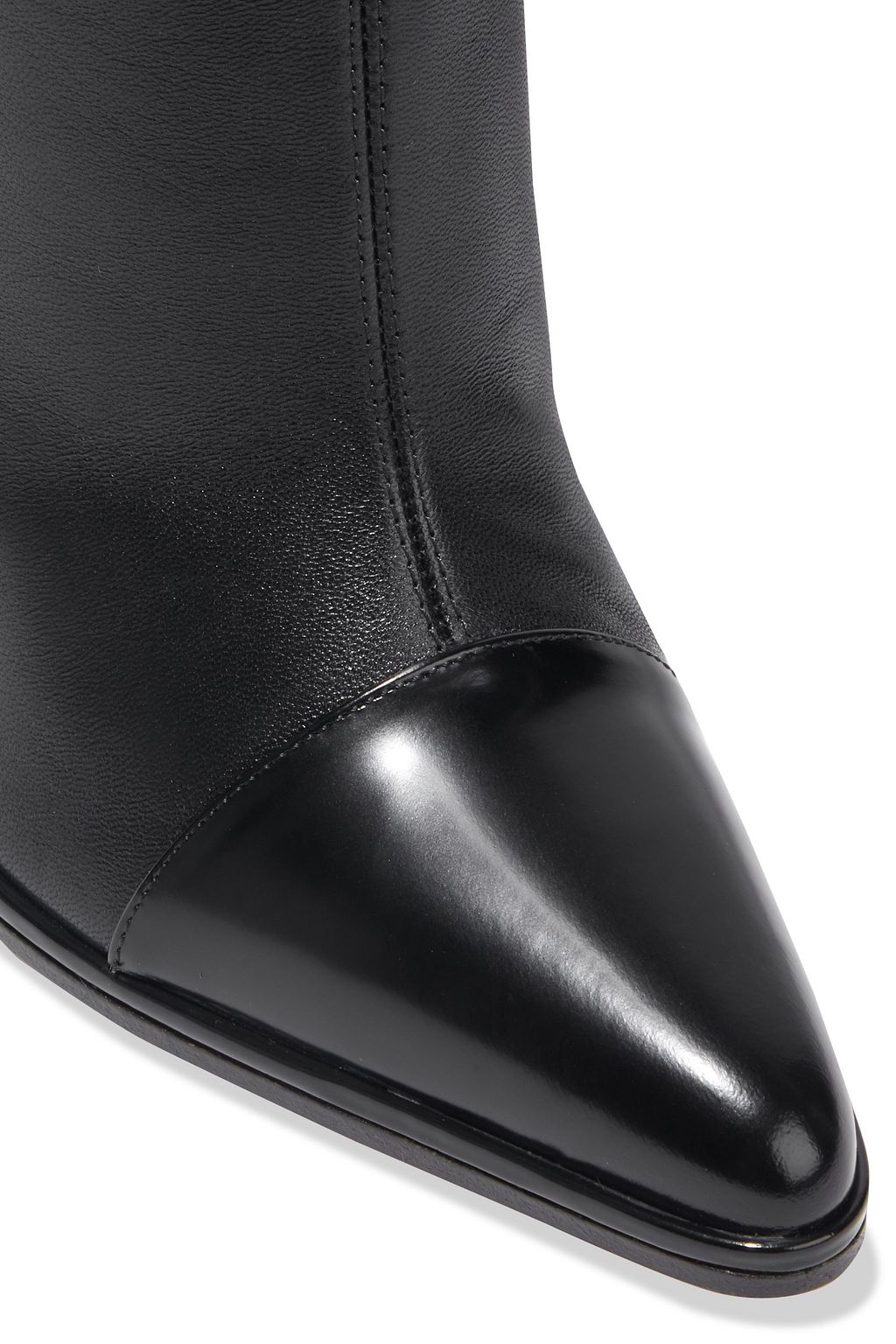 SERGIO ROSSI Leather over-the-knee boots