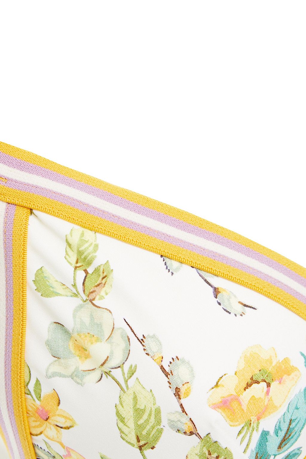 ZIMMERMANN Zinnia floral-print triangle bikini top