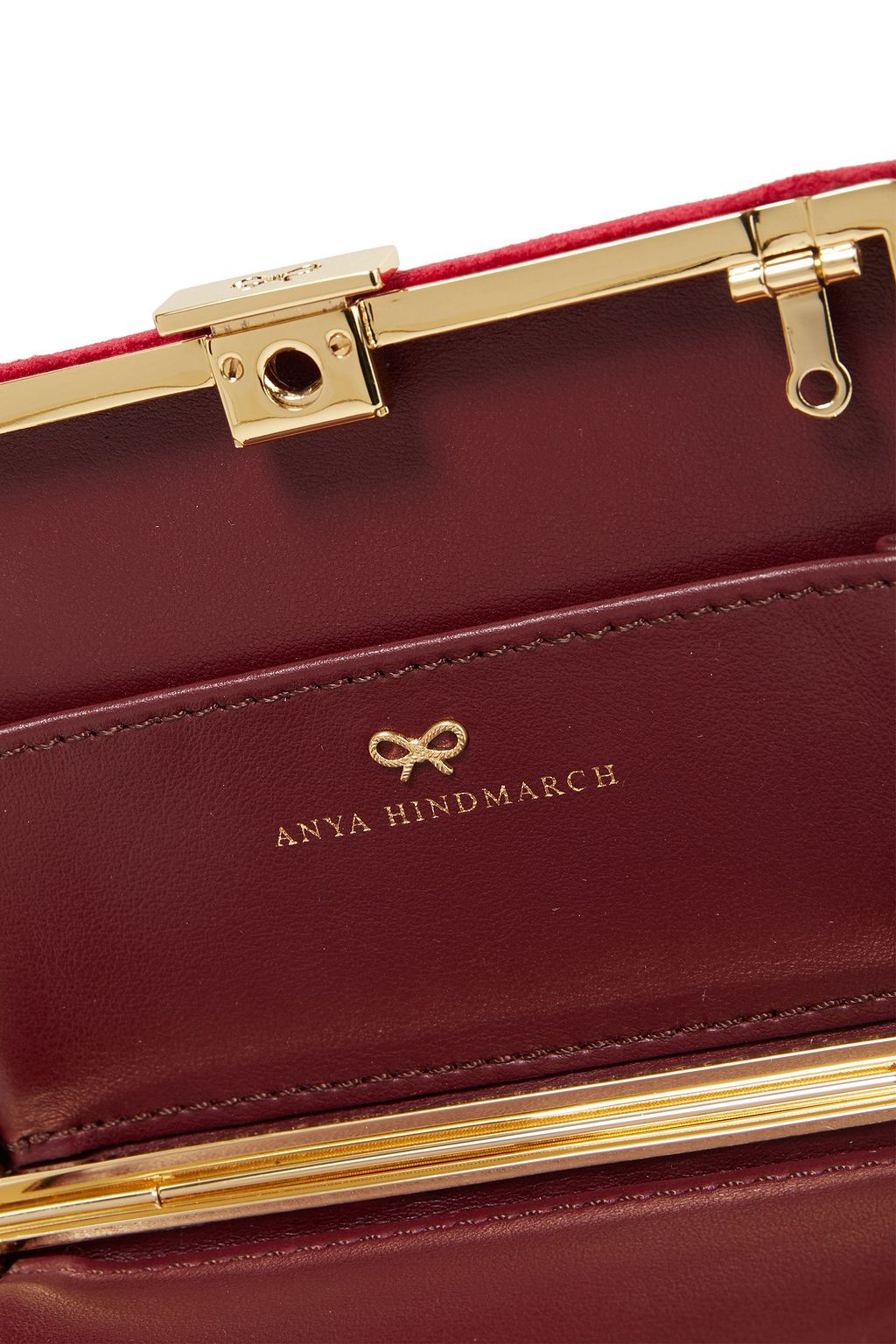 ANYA HINDMARCH Velvet cardholder
