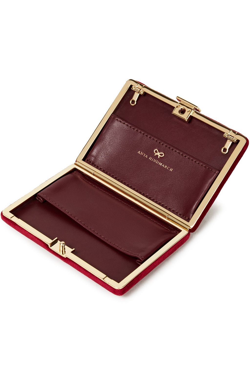 ANYA HINDMARCH Velvet cardholder