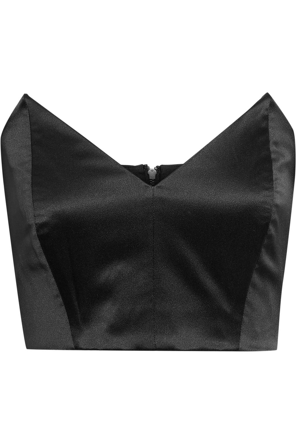 silk bustier top