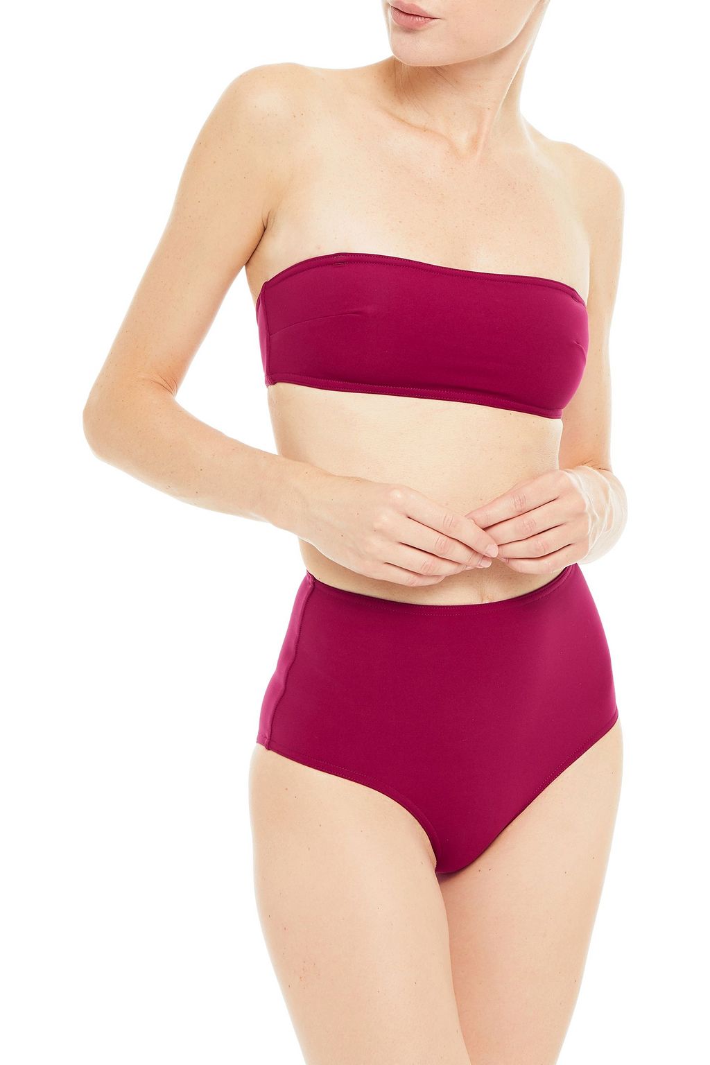 ZIMMERMANN Polka-dot high-rise bikini briefs