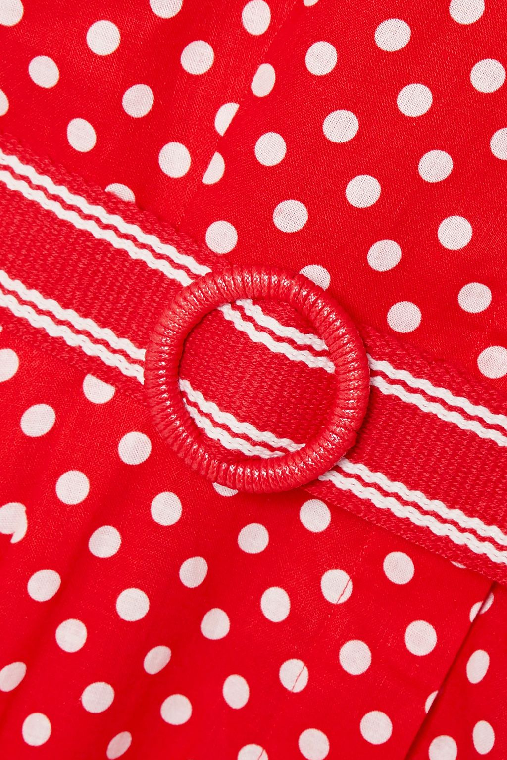 ZIMMERMANN Zinnia polka-dot linen and cotton-blend voile halterneck mini dress