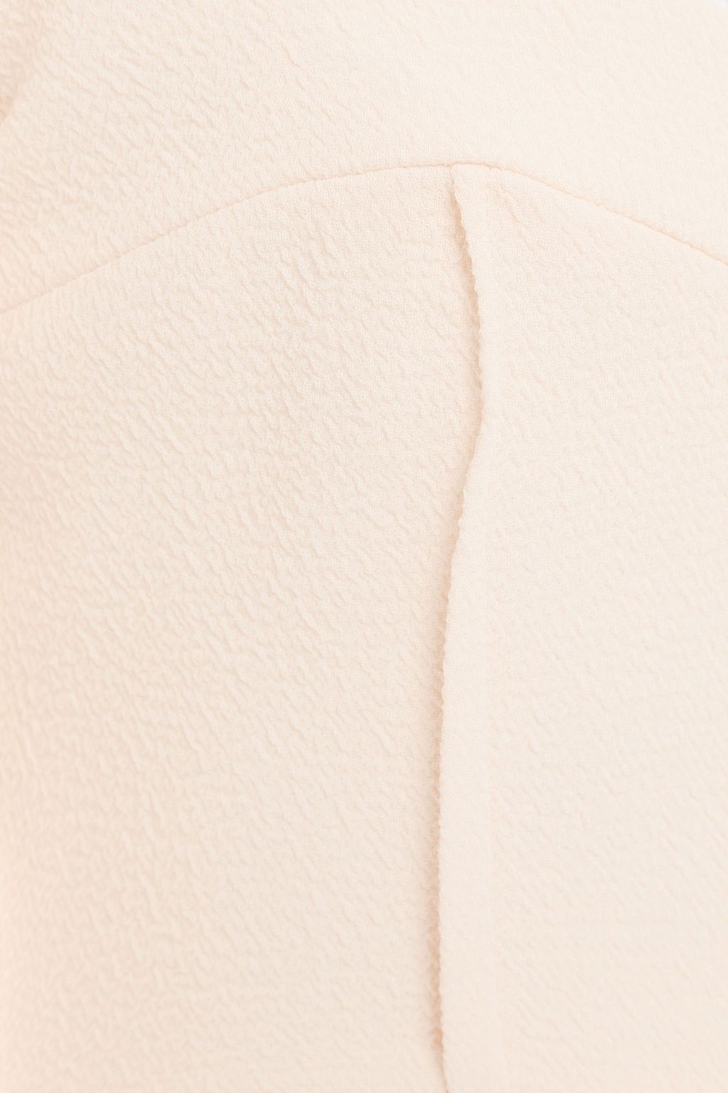 EMILIA WICKSTEAD Jules cropped textured-crepe top