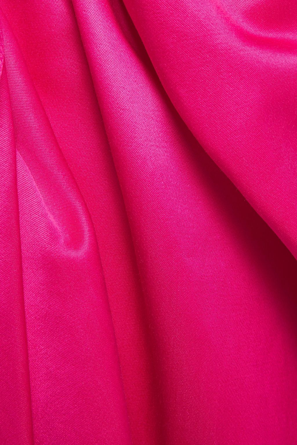 MARNI Wrap-effect cotton and cupro-blend satin midi skirt
