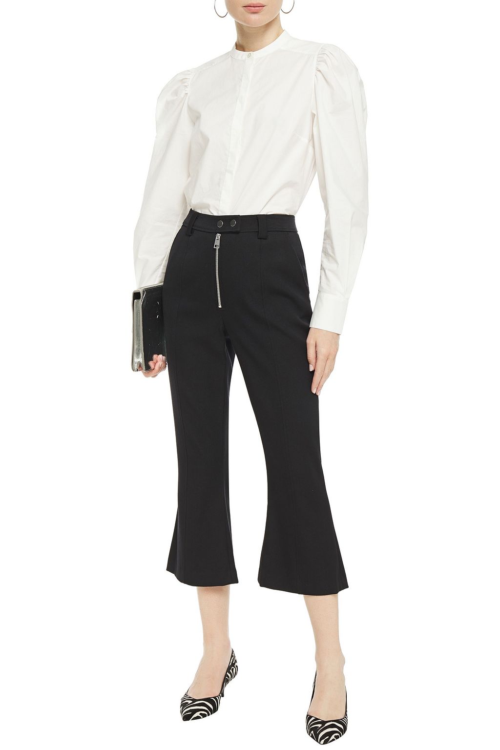 A.L.C. Stretch-twill kick-flare pants