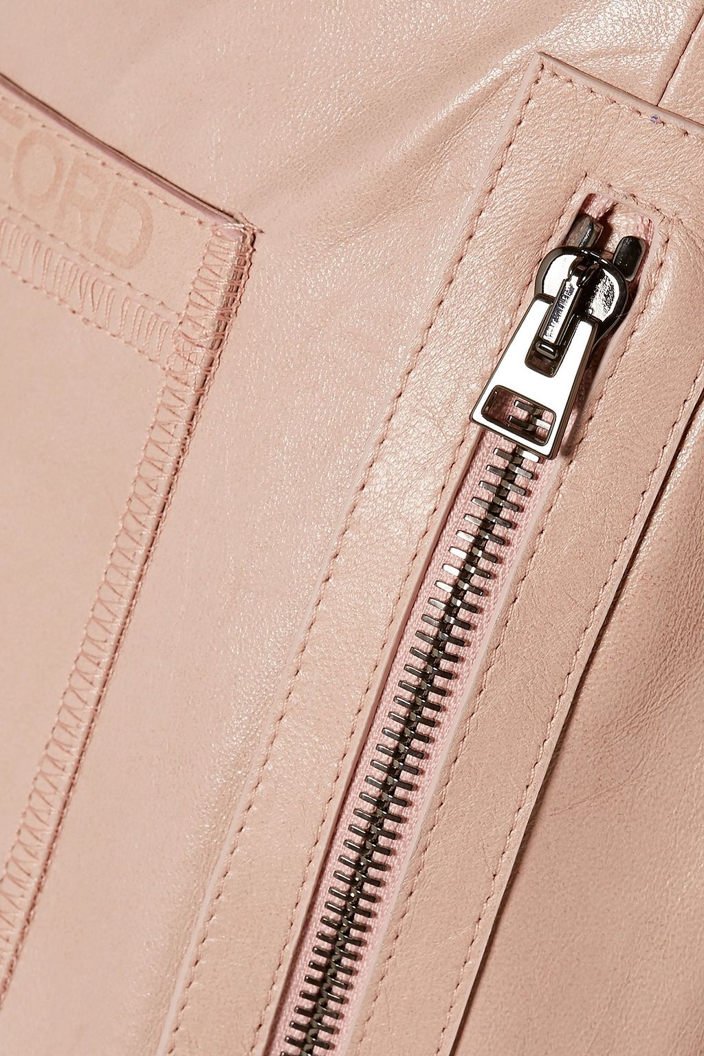 TOM FORD Paneled leather track pants