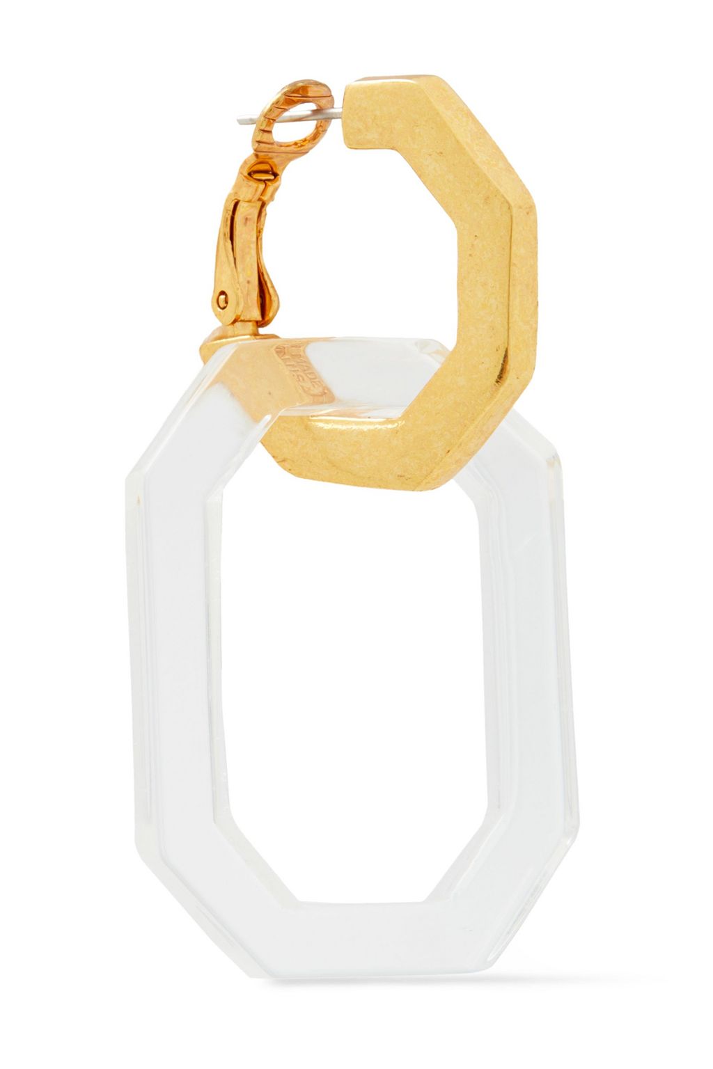 OSCAR DE LA RENTA Gold-tone quartz earrings